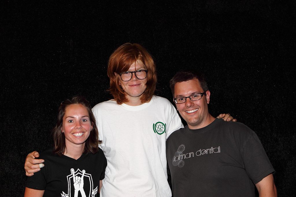 Dr. Kolman, Mrs. Kolman with Brett Dennen at Sudio 92