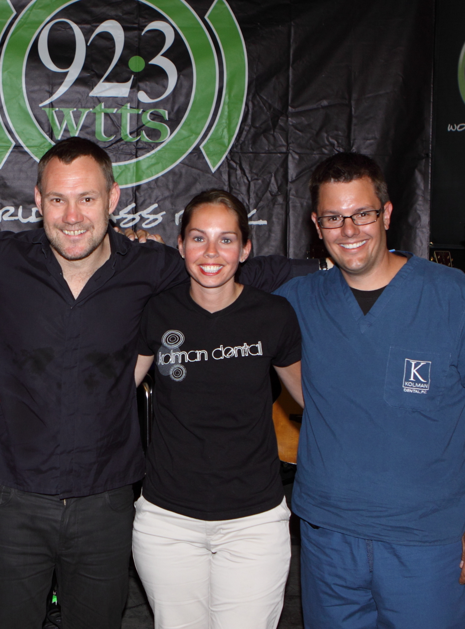 Dr. Kolman, Mrs. Kolman with David Grey at Sudio 92